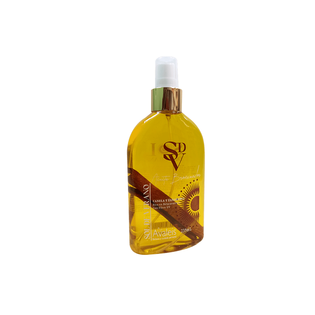 ACEITE BRONCEADOR CANELA SOL DE VERANO AVALEIS X 235ML