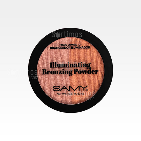 POLVO COMPACTO BRONCEADOR PEARL BRONCE SAMY