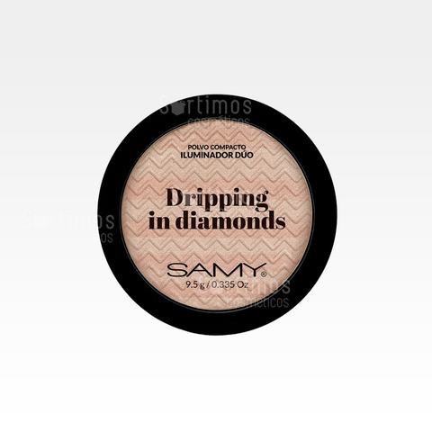 POLVO COMPACTO ILUMINADOR DRIPPING IN DIAMONDS SAMY