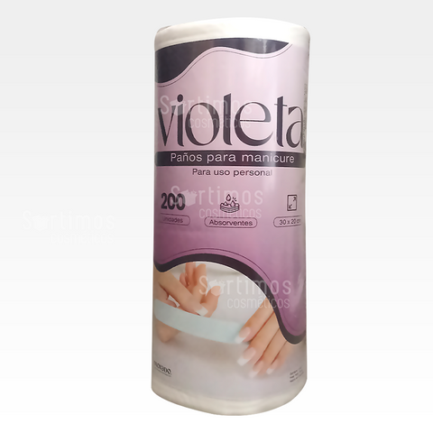 TOALLA ROLLO VIOLETA X 200UND